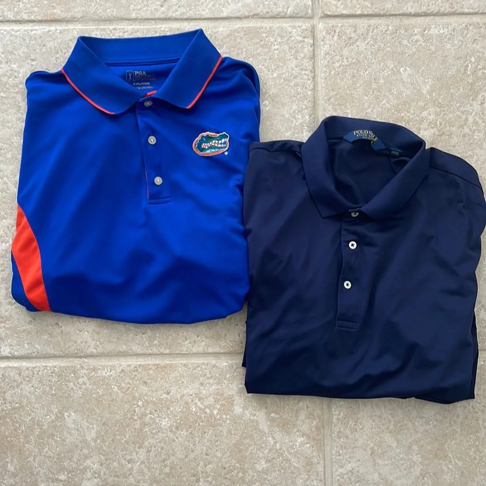 Mens size XXL polo shirts excellent condition Polo golf by Ralph Lauren PGA tour